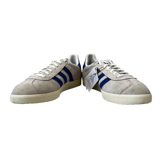 Adidas Gazelle A-Club Manchester United Cream Blue Shoes IH2633 Men's Size 8.5 - Picture 8 of 10